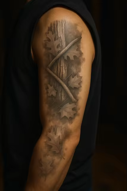 Hunt Tat Sleeve Hardwoods camo (2 sleeves)